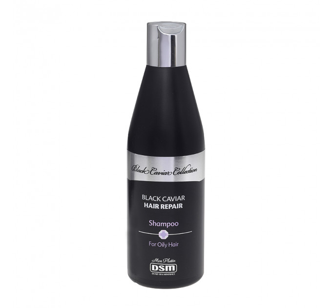 Шампунь для жирных волос с черной икрой Mon Platin Black Caviar Hair Repair Shampoo for Oily Hair